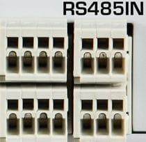 Input for serial signal RS485 for MS6D, MS6R 