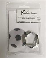 Utstikkersett Fotball 3D, 12cm VC