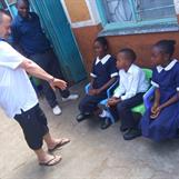 Three students at Havila Children Centre