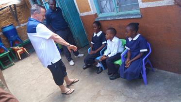 Three students at Havila Children Centre