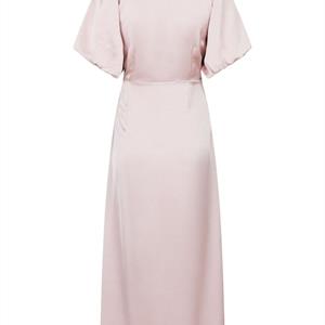 Neo Noir Illana Heavy Sateen Dress, Dusty Rose