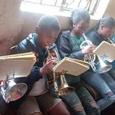 Kibera Junior Band - Cornet section