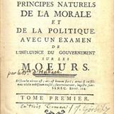 Systême social ou principes naturels de la morale et de la politique. 