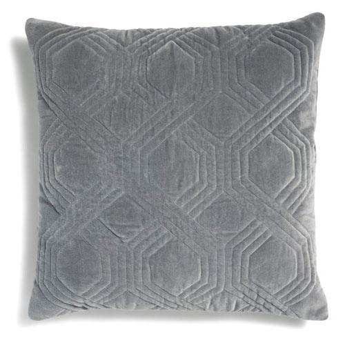 Classic Collection Geometric Cushion, Titanium