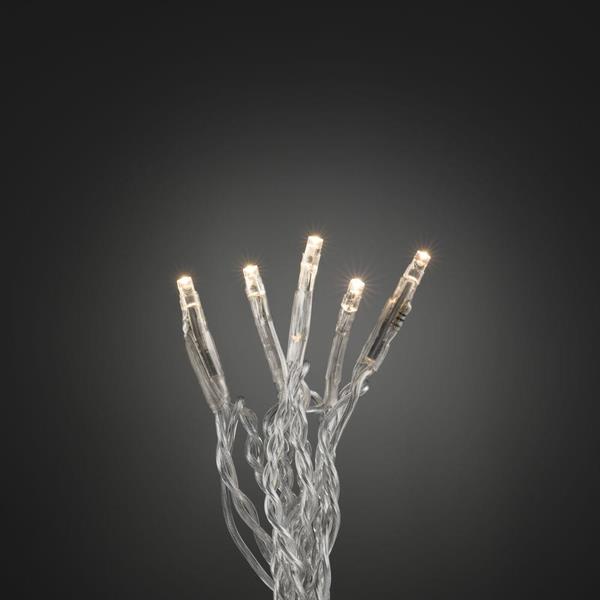 Ljusslinga transparent kabel x50 Konstmide