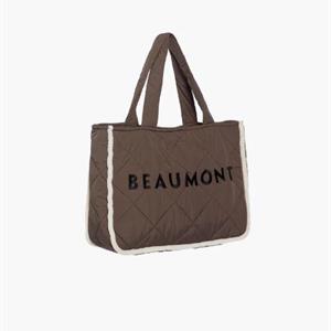 Beaumont Padded Bag with Teddy, Dark Taupe