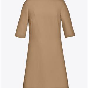 Beaumont Crepe suiting dress, Camel