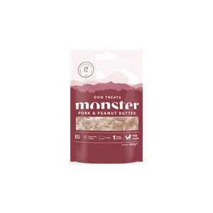 Monster Dog Treats Baked Pork/peanut butter