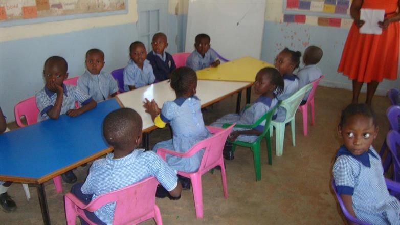 Kibera Nursary School - class 3