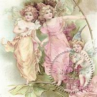 Sagen Vintage Serv. 3 Fairies