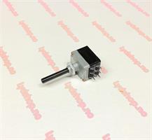 Potensiometer 2x22k LOG Aksel 4x22mm