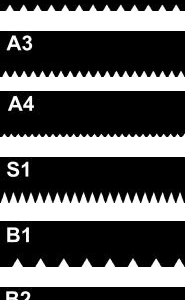 Limspridarblad A1 280 mm 200-250g/m² 10-pack