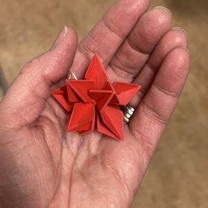 Lovikort Stjärnor blå 6-pack 5 cm  3D-pussel 