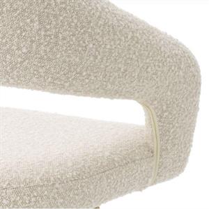 Eichholtz Dining Chair Bravo, Boucle Cream