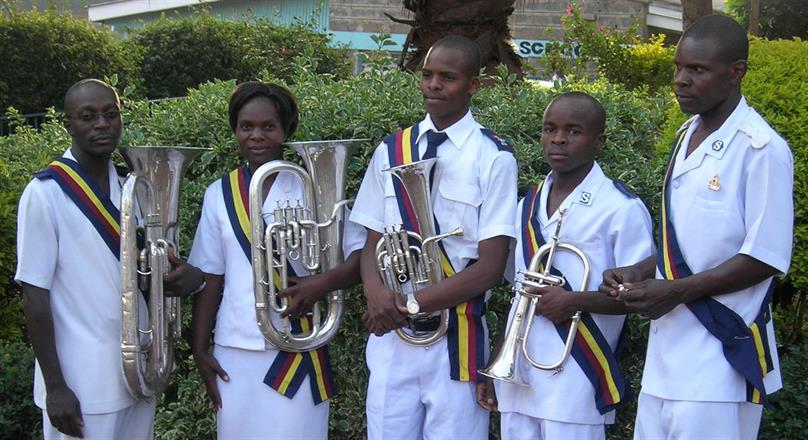 4 instrument inköpta med bidrag från Missionskyrkans Musikkår i Värnamo