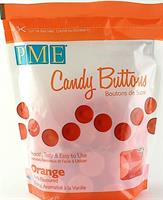 PME Candy Buttons Sjokolade, Orange
