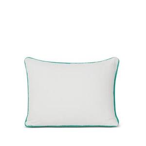Lexington Beach Club Small Embroidered Pillow, White/Blue/Green