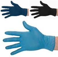 BLACK NITRILE POWDER FREE,LRG