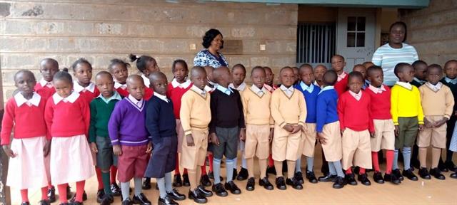 Kibera Nursary School - end of term
