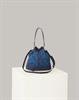 Lexington Lafayette Signature Print Denim Bucket Bag