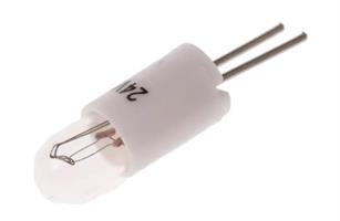 Bi-Pin Indicator Light, Clear, 12 V, 30 mA, 3000h