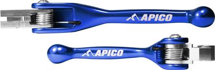 Apico Flexi Lever Yam YZ125-250 15-25, YZ250F-450F 09-25 Blue