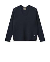 Mos Mosh Thora V-Neck Knit, Salute Navy