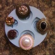 Silikonform Ornate Buttons Collection NM