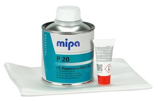 MIPA P 20 Repsett til glassfiber