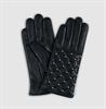 Day Leather Q-Stud Glove, Black