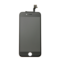 iPhone 6 LCD svart u/ kamera høyttaler sensor flex