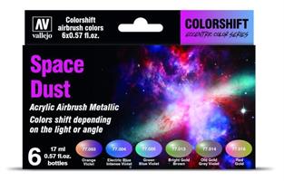 Vallejo Colorshift Set Space Dust 6 x 17 ml