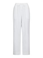 Neo Noir Sonar Linen Pants, White