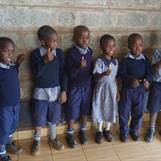 Sponsored students at Kibera Nursary School