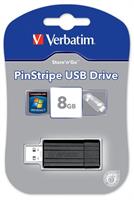 MINNEPENN, USB, 8GB, PINSTRIPE, VERBATIM 