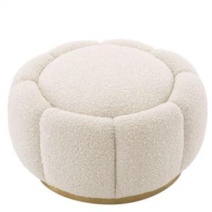 Eichholtz Ottoman Inger, Boucle Cream