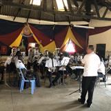 Rehearsal with the Kibera Citadel Band