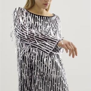 Karen By Simonsen Sandie Sequin Dress, Silver