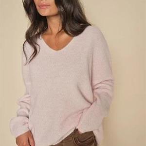 Mos Mosh Thora V-Neck Knit, Ballet Slipper