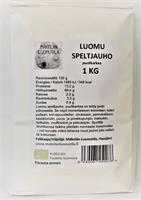 Speltjauho, puolikarkea 1 kg, luomu