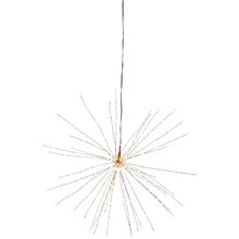 Dekoration Firework Hängande 50cm svart Star Tr.