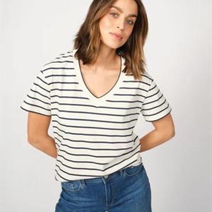 Mos Mosh Nani V-SS Stripe Tee, Spellbound