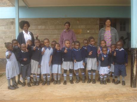 Kibera Children with new School Uniforms