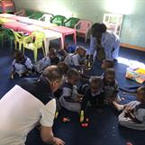 Kibera Nursary - Playing with Lego