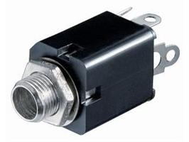 KONTAKT 6,3mm STEREO CHASSI 5-pin lodding 