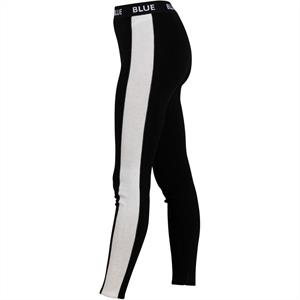 Blue Casey thin merino Tights, Black