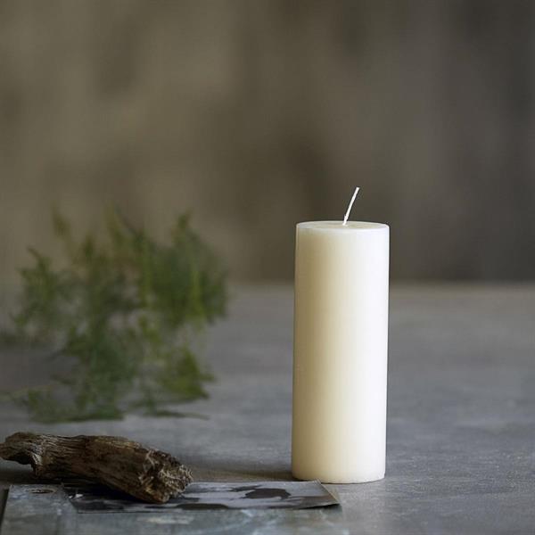 House Doctor Candle, Linen 20 x 7 cm
