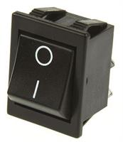 DPST Rocker Switch, On-Off 16 A 250VAC 30x22mm 