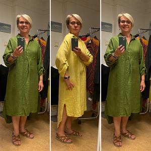 Linneklänning Dandy dress Majs one size