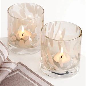 Zelected By Houze Candleholder Oyster, Vanilla Bean